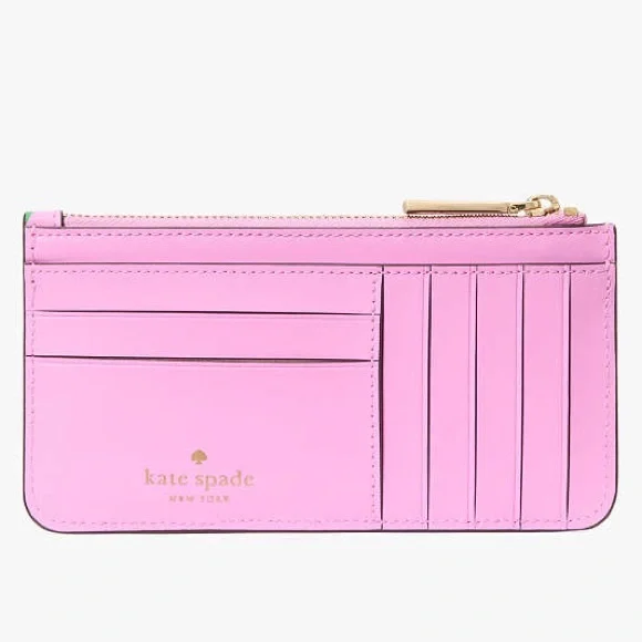 NWT Kate Spade Bubble Gum Large Slim Card Holder